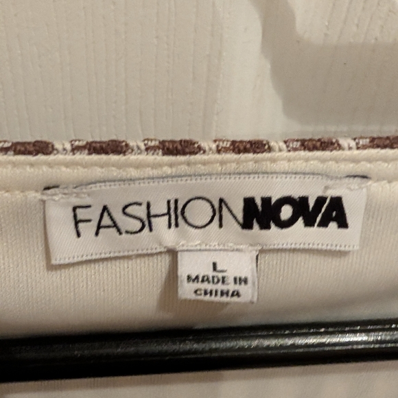 Fashion Nova Black and White Houndstooth Dress - Picture 2 of 2